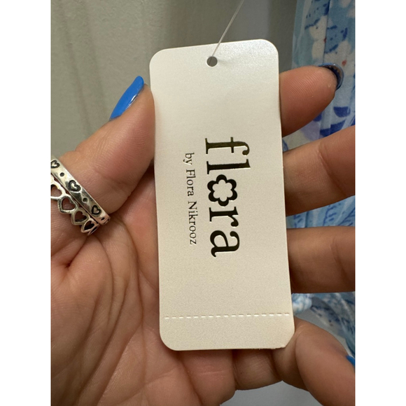 Women's Flora Nikrooz Pajama Set Medium Blue Floral - Picture 6 of 9